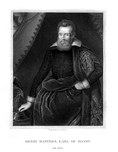 Henry Danvers, hrabia Danby, 1828. autorstwa J. Cochran