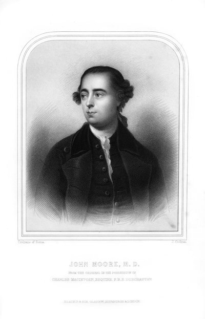 John Moore, szkocki lekarz i pisarz, 1870. autorstwa J. Cochran