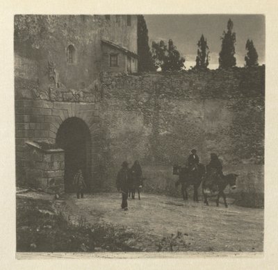 Praca kamery: brama - Segovia autorstwa J. Craig Annan