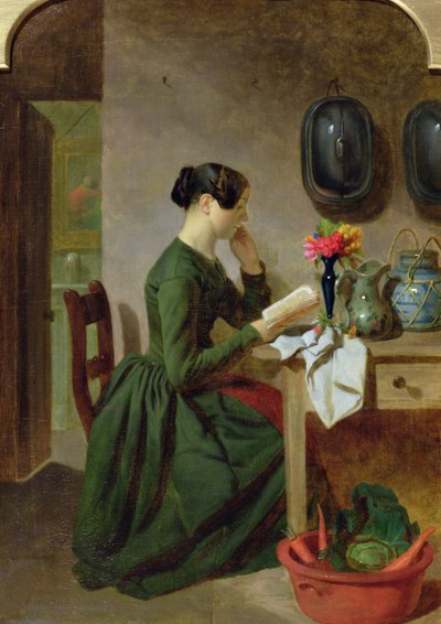 Gospodyni, ok.1858 autorstwa J. Davies