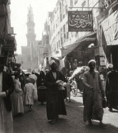 Bazar El Ghoria, Kair, Egipt, XX wiek autorstwa J. Dearden Holmes