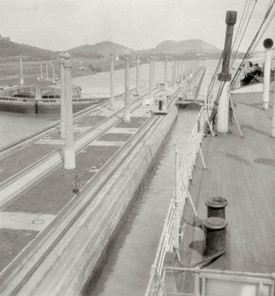 SS Orbita, Kanał Panamski, Panama, XX w. autorstwa J. Dearden Holmes