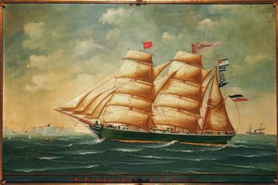 Altana Stralsund, kpt. JF Kruger autorstwa J. F. Krüger