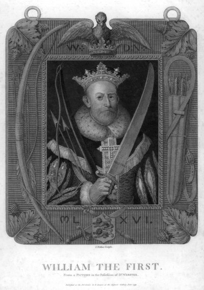 Wilhelm I, król Anglii, 1793. autorstwa J. Fittler