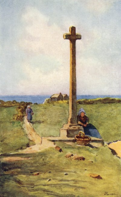 Oratorium Jacquesa Cartiera (kolor lito) autorstwa J. Hardwicke Lewis