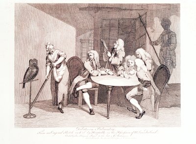 Debaty o chiromancji, XVIII wiek autorstwa J Haynes