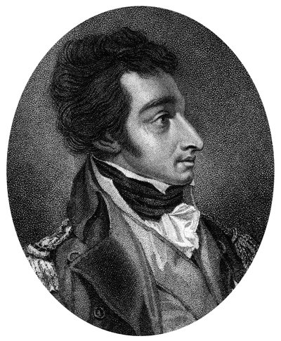 Admirał Sir William Sydney Smith 1764-1840, dowódca marynarki, 1837. autorstwa J. Hopwood