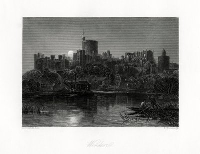 Zamek Windsor, Berkshire, XIX wiek autorstwa J. Horsburgh