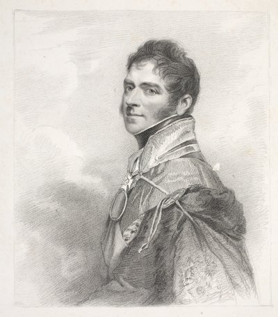 Najszlachetniejszy Henry William Paget, markiz Anglesey z oryginalnego obrazu Sir Williama Beechey