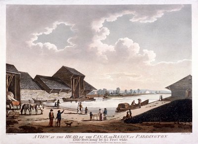 Bayswater, Paddington, Londyn, 1801 autorstwa J Jeakes