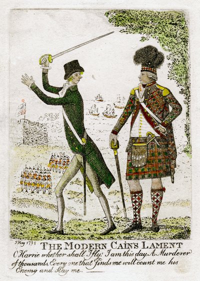 „Współczesny lament Cainsa”, 1798. autorstwa J Kay