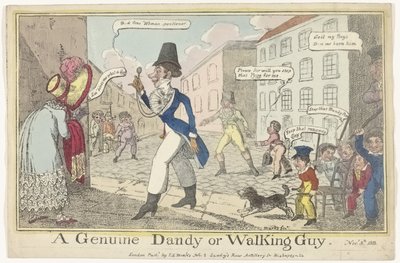 Spotkaj się z dandys na Guy Fawkes Day Prawdziwy Dandy or Walking Guy (tytuł na obiekcie) autorstwa J. Lewis Marks