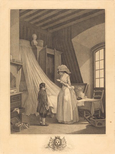 Nieoczekiwany wypadek autorstwa J. Louis Darcis after Nicolas Lavreince