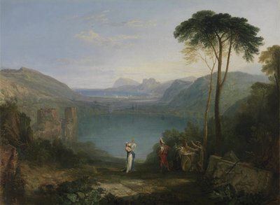 Jezioro Avernus: Eneasz i Sybila kumejska autorstwa Joseph Mallord William Turner