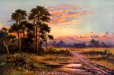 „Jesienny zachód słońca”, 1911-1912. autorstwa J Maurice