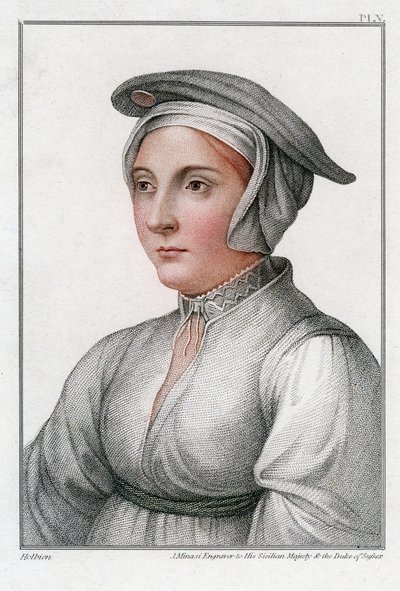 Portret kobiety, XVI wiek. autorstwa J Minasi
