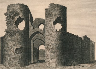 „Zamek Ballyloughan”, 1792 r. autorstwa J Newton