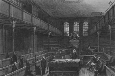 Wnętrze Izby Gmin (grafika) autorstwa John Preston Neale