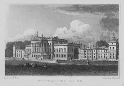 Wentworth House, Yorkshire autorstwa John Preston Neale