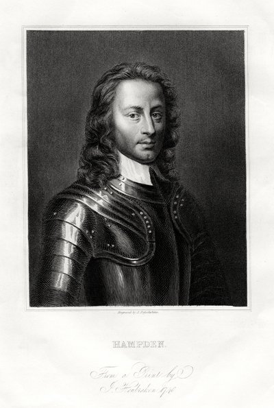 John Hampden Esquire, XIX wiek autorstwa J. Posselwhite