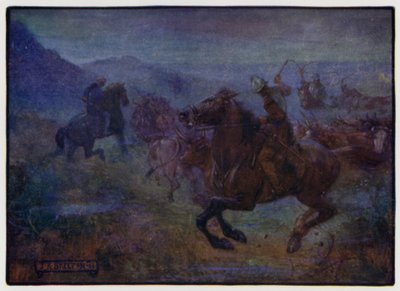 Najazd w Anglo-Scottish Borders przez Border Reivers, początek XVI wieku autorstwa J. R. Skelton