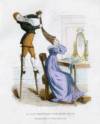 Aby być piękną, trzeba cierpieć, 1882-1884 autorstwa J Rocault