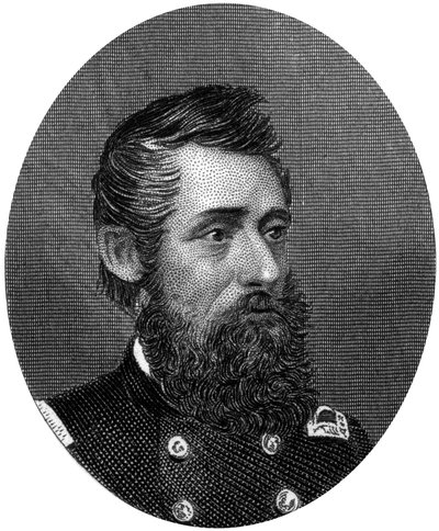 Generał Benjamin Henry Grierson, generał kawalerii Unii, 1862-1867. autorstwa J. Rogers