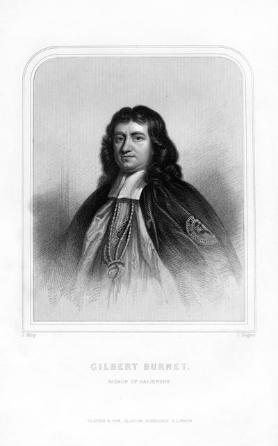 Gilbert Burnet, szkocki teolog i historyk, 1870 autorstwa J. Rogers