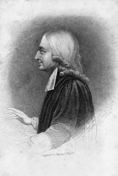 John Wesley, przywódca metodystów, XIX wiek. autorstwa J. Rogers