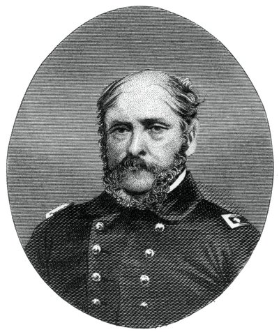 Kontradmirał John Ancrum Winslow, marynarka wojenna Stanów Zjednoczonych, 1862-1867. autorstwa J. Rogers