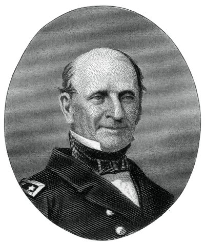 Silas Horton Stringham, admirał Marynarki Wojennej Stanów Zjednoczonych, 1862-1867. autorstwa J. Rogers
