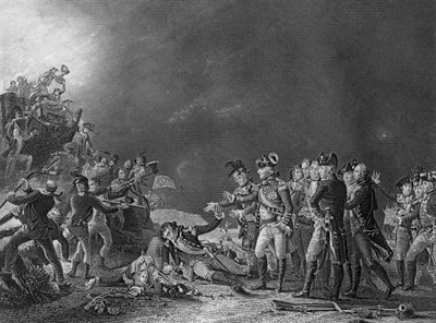 Wyprawa dokonana przez Garnizon Gibraltaru, 27 listopada 1781 c1857. autorstwa J. Rogers