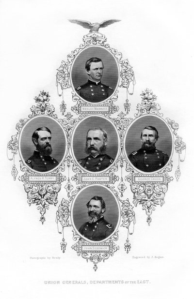 generałowie unii wojny domowej wydziałów wschodnich, 1862-1867. autorstwa J. Rogers