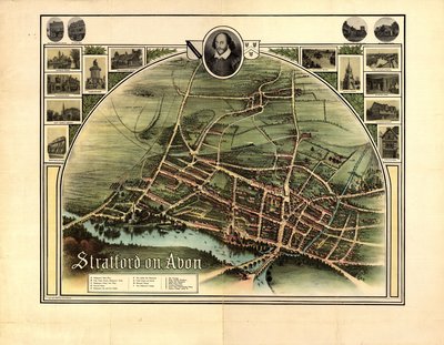 Stratford na Avon. autorstwa J. Ross Brown