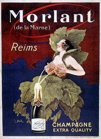 Plakat do Champagne Morlant, J. Stall, XX wiek autorstwa J. Stall