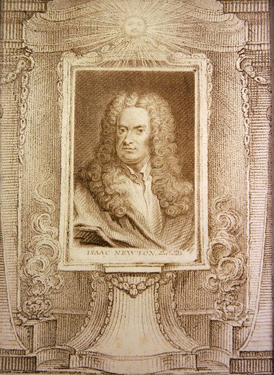 Sir Isaac Newton (Grawerowanie) autorstwa J. T. Wedgewood