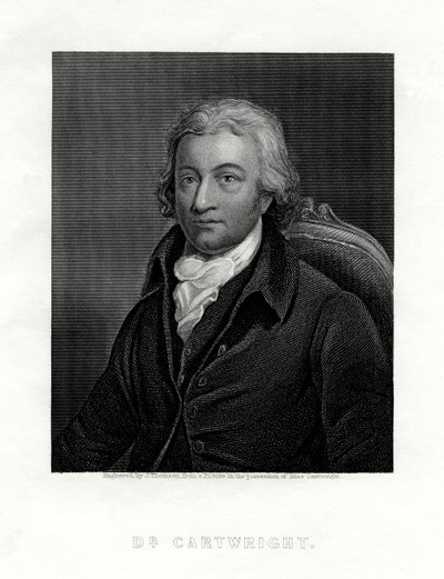 Edmund Cartwright, 1743-1823, brytyjski duchowny i wynalazca krosna mechanicznego, autorstwa J. Thomson