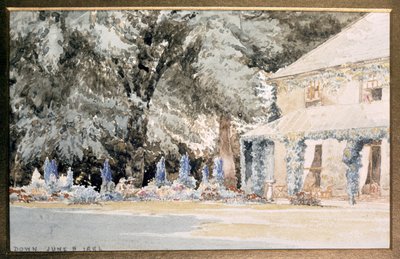 Dom Darwina, "Down House, Kent" autorstwa J. Wedgwood