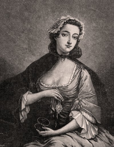 Portret Flory Macdonald (1722-90) autorstwa J after Markluin