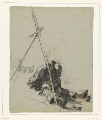 Kosiarka autorstwa Jac van Looij (signed by artist)