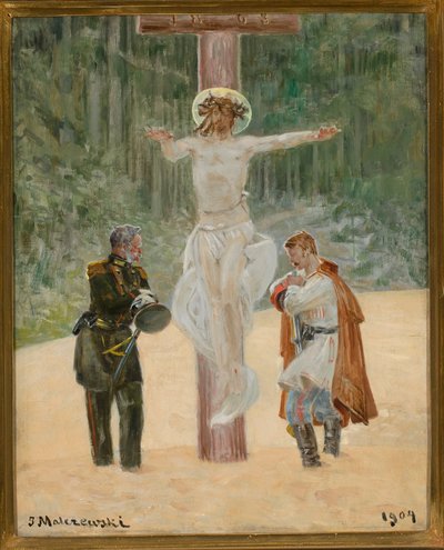 Pojednanie (Scena symboliczna z powstania 1863 roku) autorstwa Jacek Malczewski