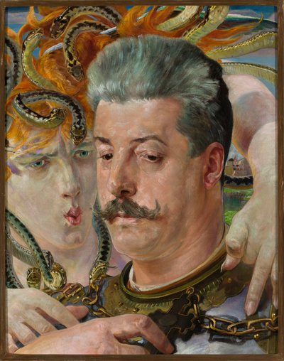 Portret Tadeusza Błotnickiego z meduzą autorstwa Jacek Malczewski