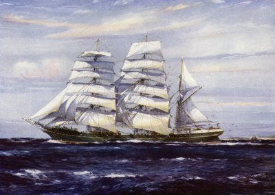 Statki Clipper: Strathdon (kolor lito) autorstwa Jack (after) Spurling