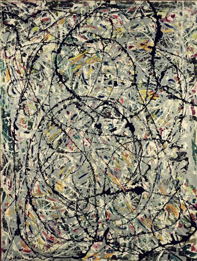 Pofałdowane ścieżki autorstwa Jackson Pollock