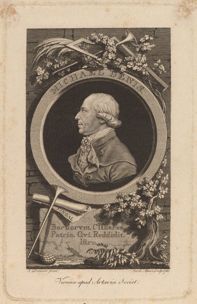 Johann-Michael Denis, 1781. autorstwa Jacob Adam
