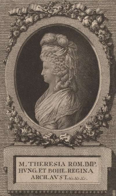 Marie-Teresa, Święta Cesarzowa Rzymska. autorstwa Jacob Adam