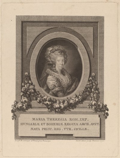 Maria Teresa, Święta Cesarzowa Rzymska, 1792. autorstwa Jacob Adam