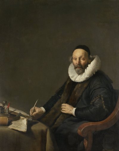 Johannes Wtenbogaert Johannes Wttenbogaert (1557-1644). Remonstrant minister w Hadze autorstwa Jacob Adriaensz. Backer