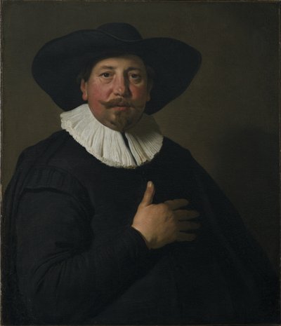 Portret mężczyzny, ok. 1638 autorstwa Jacob Adriensz Backer