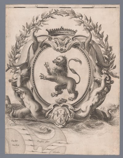 Mapa hrabstwa Holandii i Utrechtu (tablica 2) autorstwa Jacob Aertsz. Colom (I)